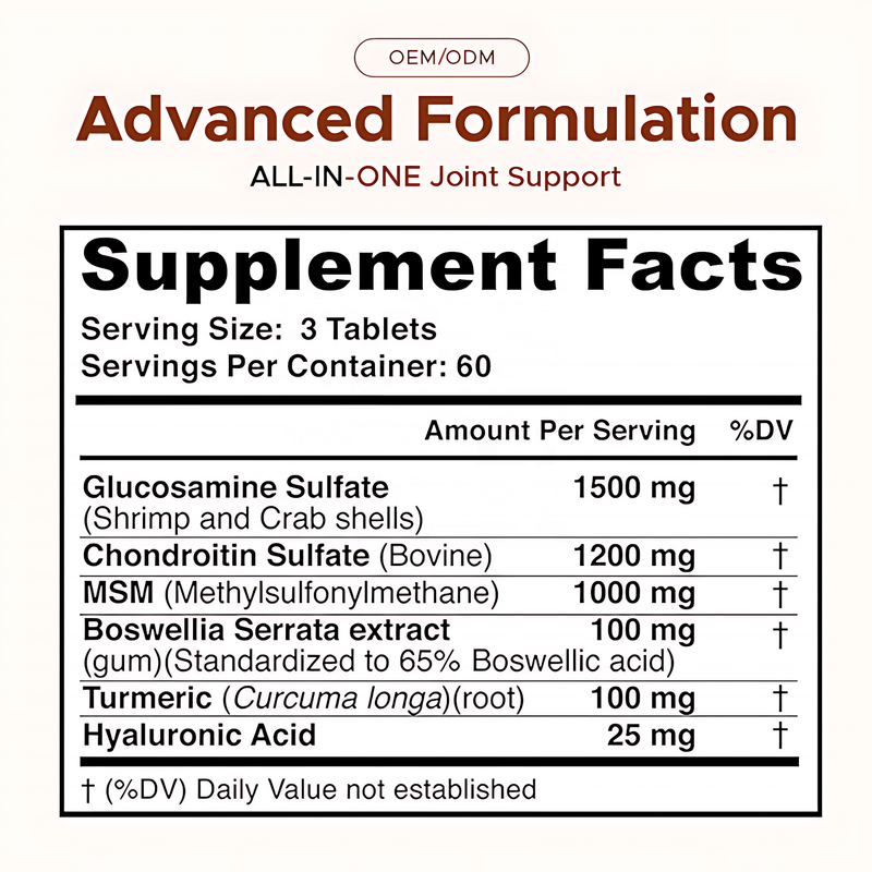 Turmeric Curcumin Tablets Manufacturer - OEM Hot Selling Joint Support Supplement