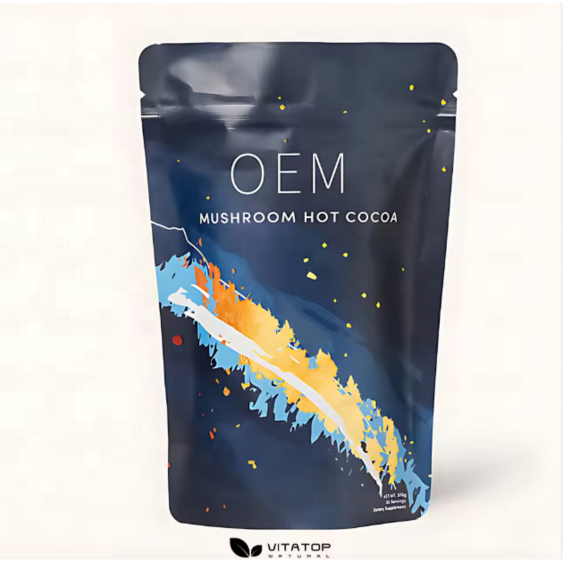 Mushroom Hot Cocoa Powder Manufacturer - OEM Private Label Bagged Extract Instant Coffee