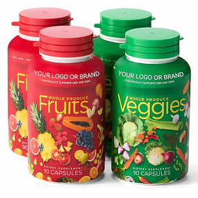 Fruits and Veggies Capsules Manufacturer - OEM/ODM In-Stock Customizable for Adults & Kids