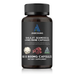 Mushroom Supplement Capsules Supplier - OEM Shilajit Lion's Mane