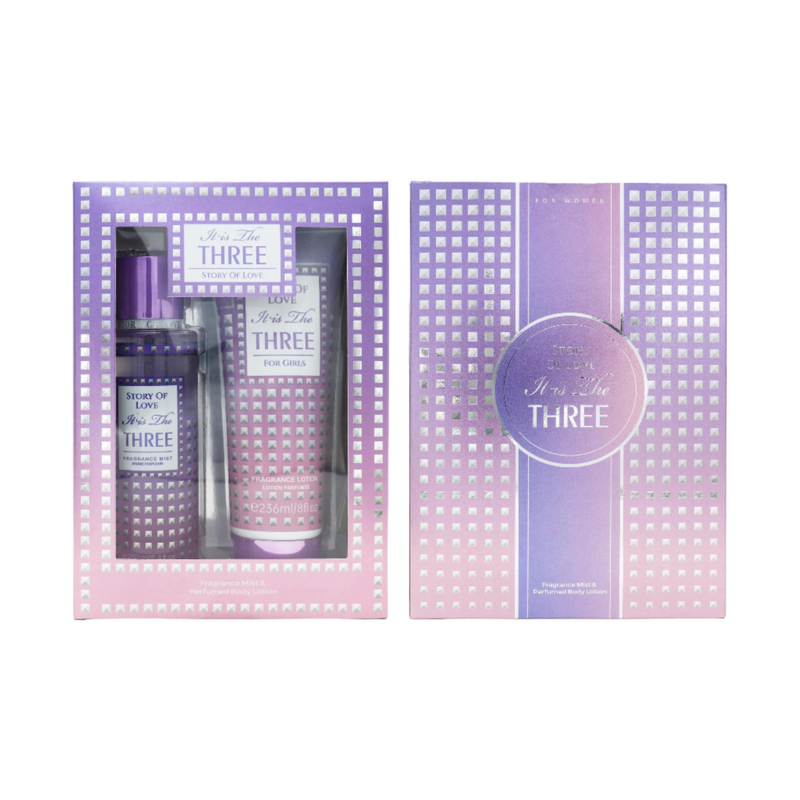 Body Care Set Manufacturer - Luxury Women's Self-Care Floral Scent Body Fragrance Mist & Lotion Set