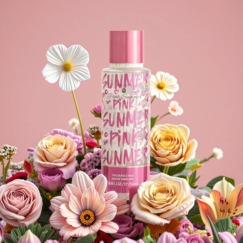 Body Mist Manufacturer - V.V.LOVE 9057 250ML French Women Musky and Fruit Fragrance for Europe and USA