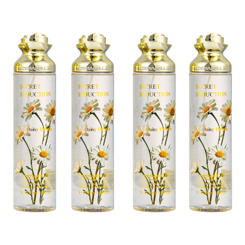 Fragrance Mist Manufacturer - Scenabella Lady's 236ML Long-Lasting Floral Daisy Aroma with Chic Lid