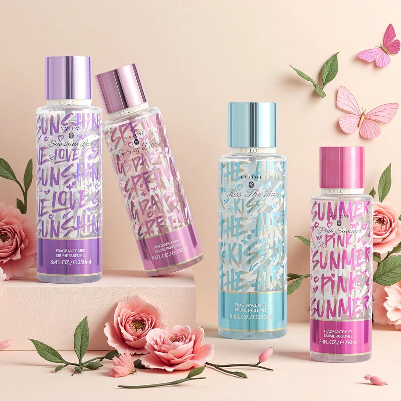 Body Mist Manufacturer - V.V.LOVE 9057 250ML French Women Musky and Fruit Fragrance for Europe and USA