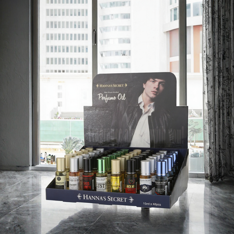 Perfume Oil Manufacturer - 15ML Hot Sale Woody Fragrance Roll-on for Men 8 Types Travel Size