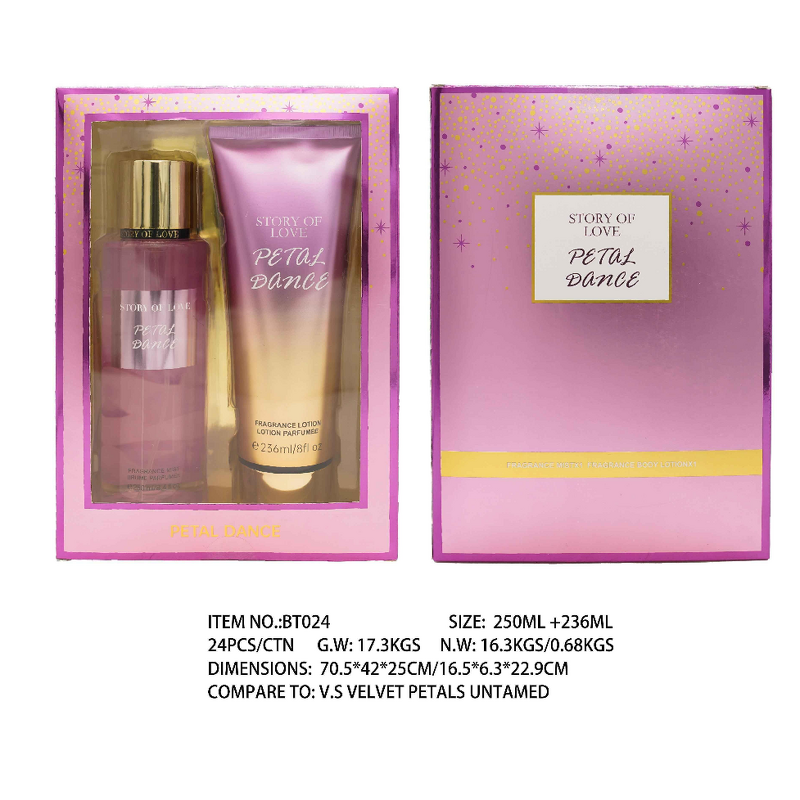 Gift Set Manufacturer - Wholesale SOL Victoria 250ml Eau De Parfum + 236ml Body Milk Floral Fragrance
