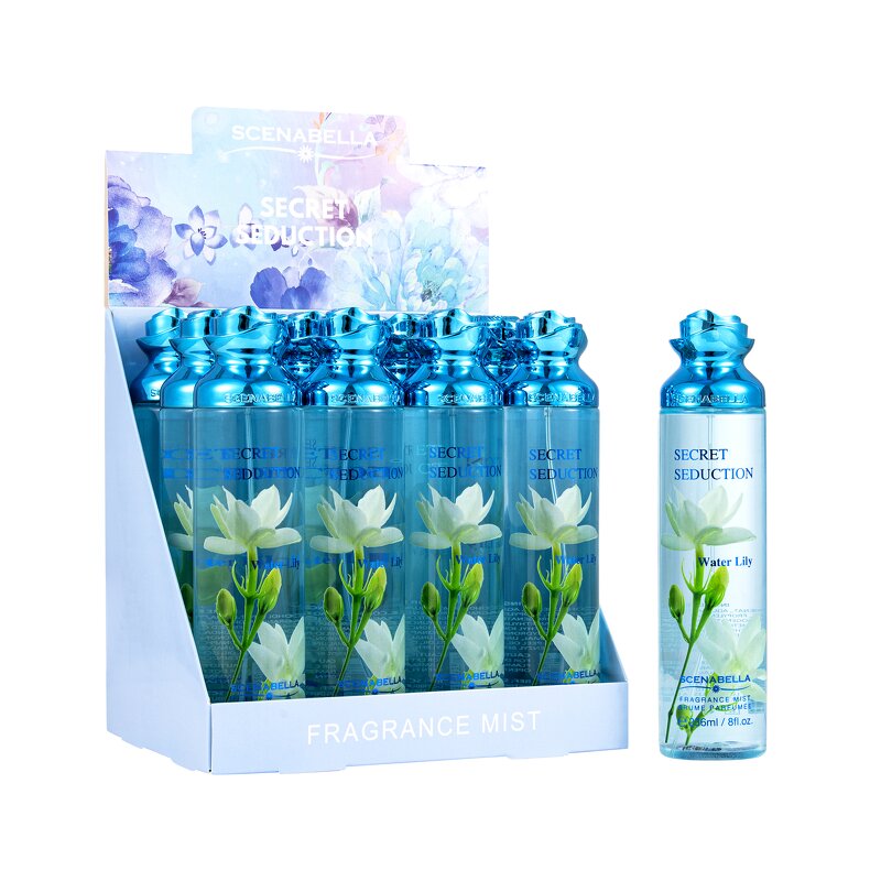 Fragrance Mist Manufacturer - 236ML Soothing Water Lily Scent Elegant Bottle for Long-Lasting Freshness