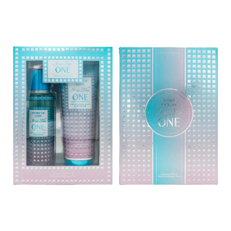 Body Care Set Manufacturer - Luxury Women's Self-Care Floral Scent Body Fragrance Mist & Lotion Set