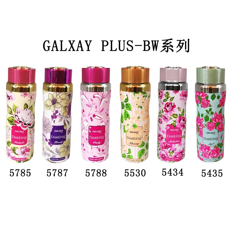 Body Spray Manufacturer - 200ML Deodorant Floral-Patterned Bottles Long-Lasting Alluring Floral Scents