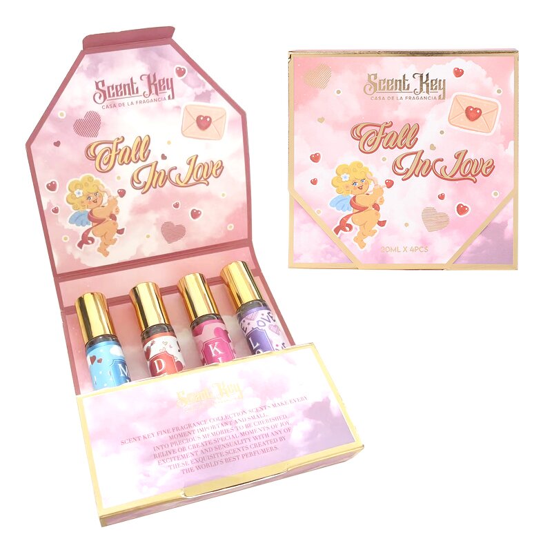 Perfume Manufacturer - 20ml XMY3000 Wholesale Sweet Fruit Cake Fragrance 4 Types Mini Glass Tube for Women