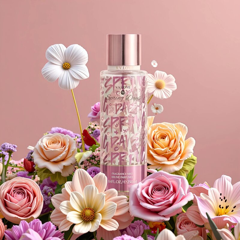 Body Mist Manufacturer - V.V.LOVE 9057 250ML French Women Musky and Fruit Fragrance for Europe and USA