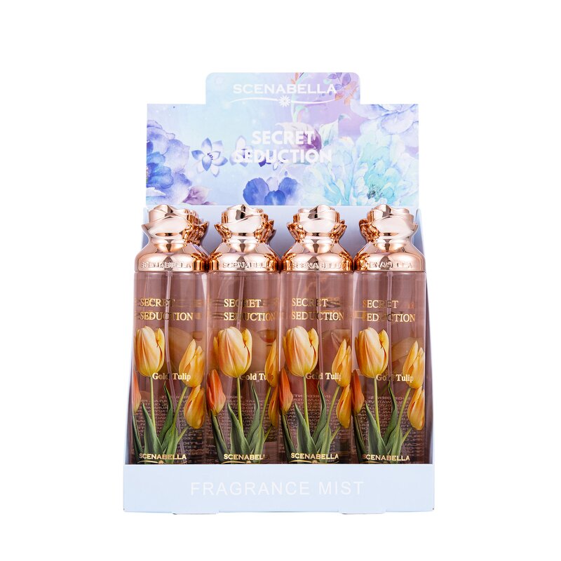 Body Mist Manufacturer - SC1127 Scenabella Brand 236ML Unique Lid Tulip Floral Seduction Scent for Woman