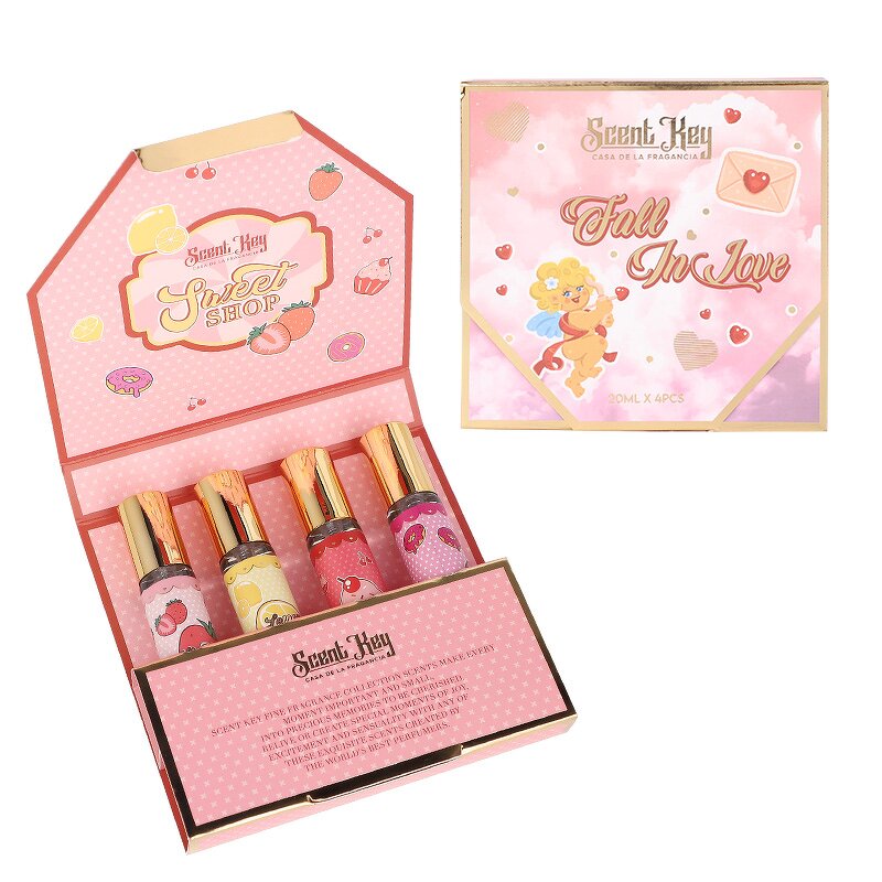 Perfume Manufacturer - 20ml XMY3000 Wholesale Sweet Fruit Cake Fragrance 4 Types Mini Glass Tube for Women