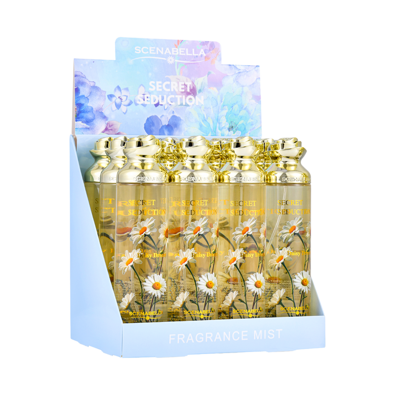 Fragrance Mist Manufacturer - Scenabella Lady's 236ML Long-Lasting Floral Daisy Aroma with Chic Lid