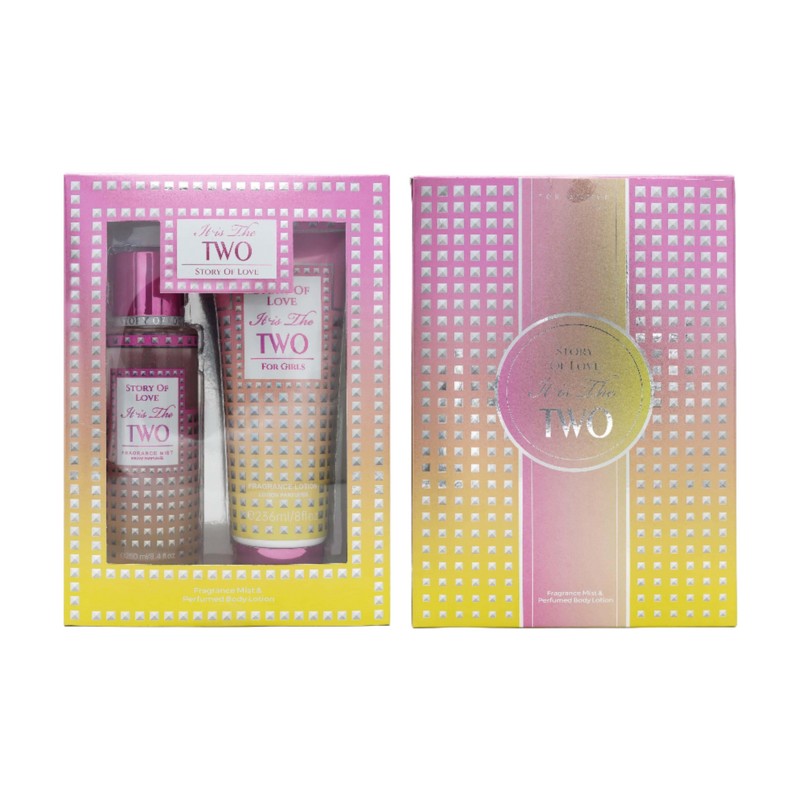 Body Care Set Manufacturer - Luxury Women's Self-Care Floral Scent Body Fragrance Mist & Lotion Set