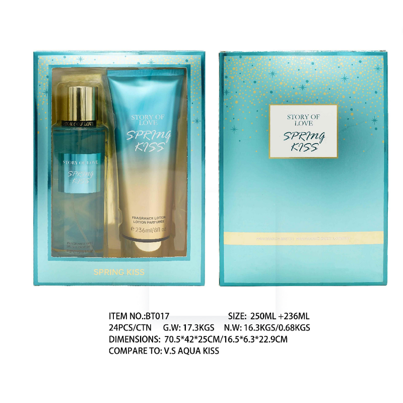 Gift Set Manufacturer - Wholesale SOL Victoria 250ml Eau De Parfum + 236ml Body Milk Floral Fragrance