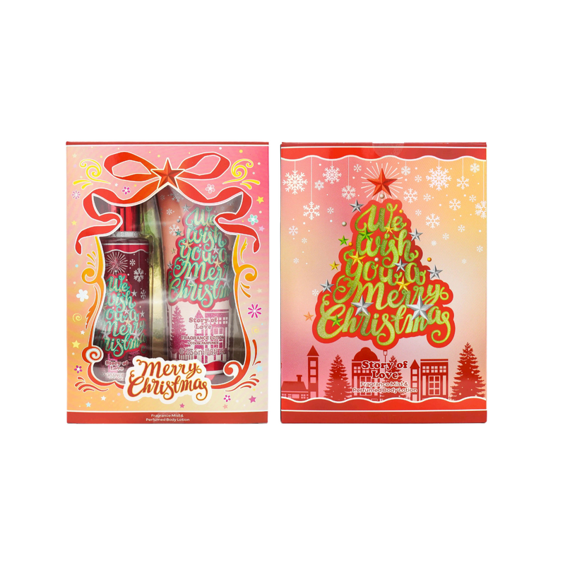 Gift Set Manufacturer - BT019 2 in 1 236ml Body Milk 250ml Body Spray Charming Fragrance Smells