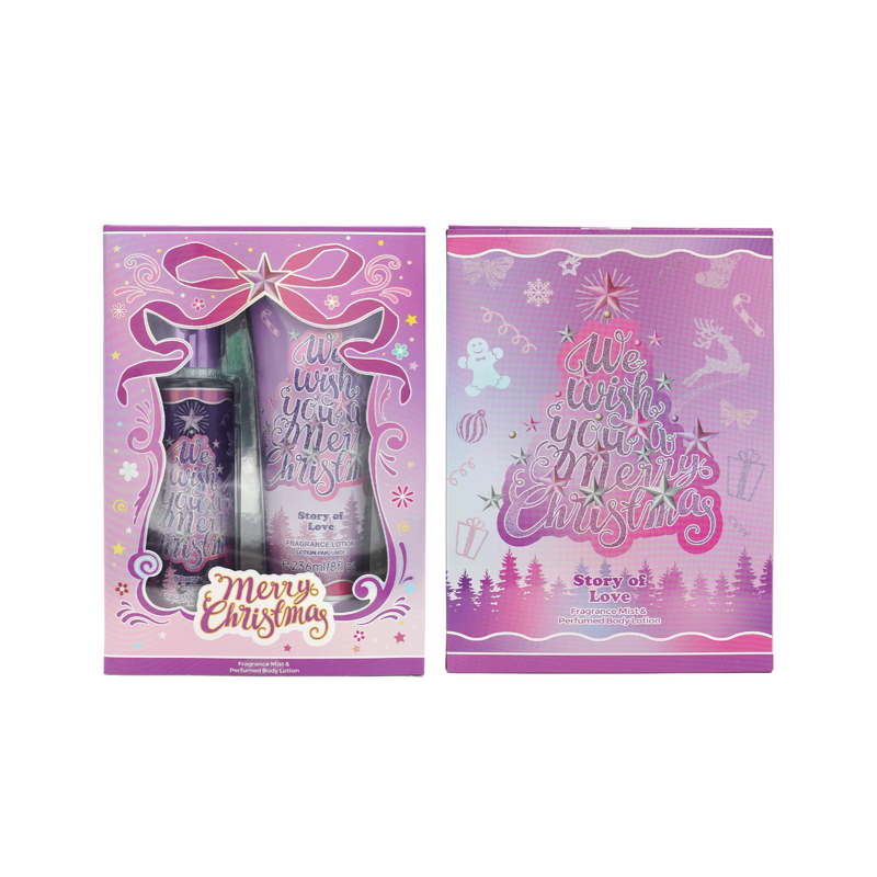 Gift Set Manufacturer - BT019 2 in 1 236ml Body Milk 250ml Body Spray Charming Fragrance Smells