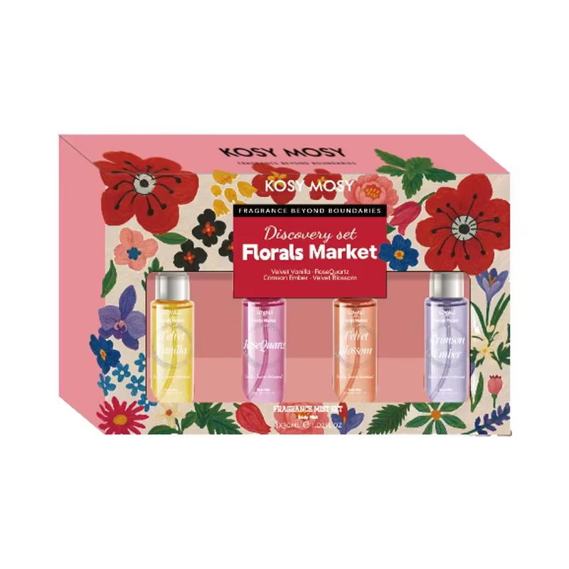Perfume Gift Set Manufacturer - High Quality 4pcs 40ml Body Spray Long Lasting Private Label