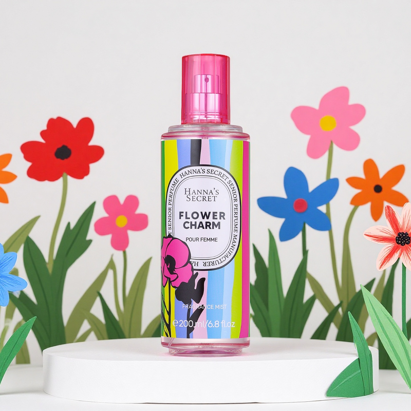 Spray Perfume Manufacturer - HN Romantic Floral Ladies 200ml Fast-Absorbing Mist for Women
