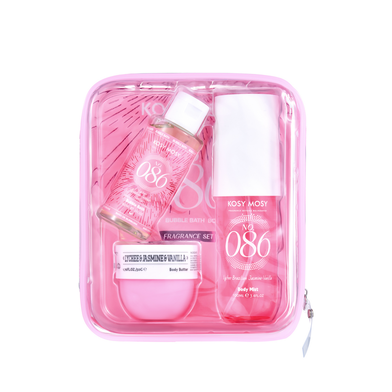 Gift Set Manufacturer - Wholesale Women's 100ml Body Mist + 60ml Bubble Bath + 50g Body Butter Floral Scent