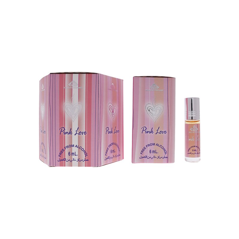 Perfume Oil Manufacturer - 6ml High Quality Unisex Travel Size Pink Love Essential Oil with Rose Scent