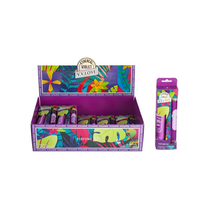 Perfume Set Manufacturer - New Arrival 2PCS Tropical-Style 35ML Refreshing Summer Scents Pocket Perfume & Lotion