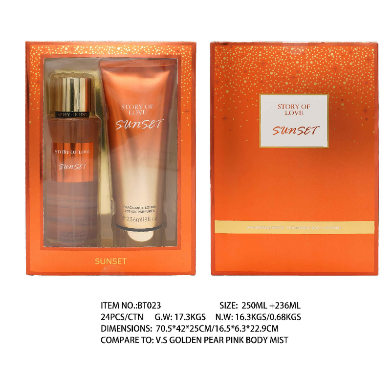 Gift Set Manufacturer - Wholesale SOL Victoria 250ml Eau De Parfum + 236ml Body Milk Floral Fragrance