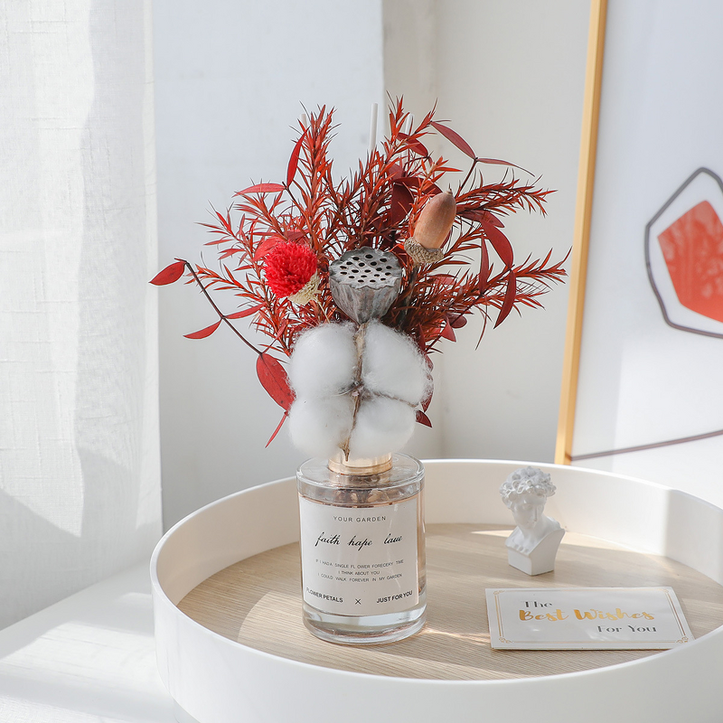 Air Freshener - Dried Flower Fire-Free Aromatherapy Oil for Home Bedroom