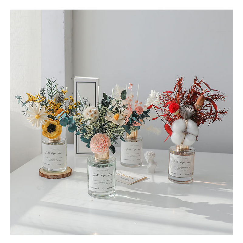 Air Freshener - Dried Flower Fire-Free Aromatherapy Oil for Home Bedroom