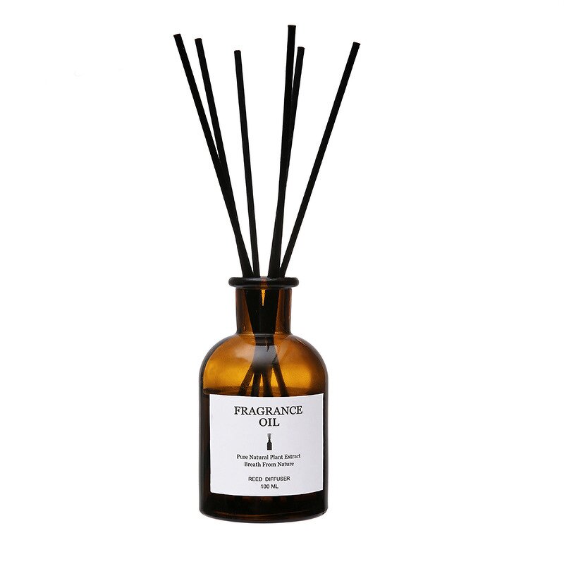 Reed Diffuser Set - Natural Essential Oil for Hotel Bathroom Indoor