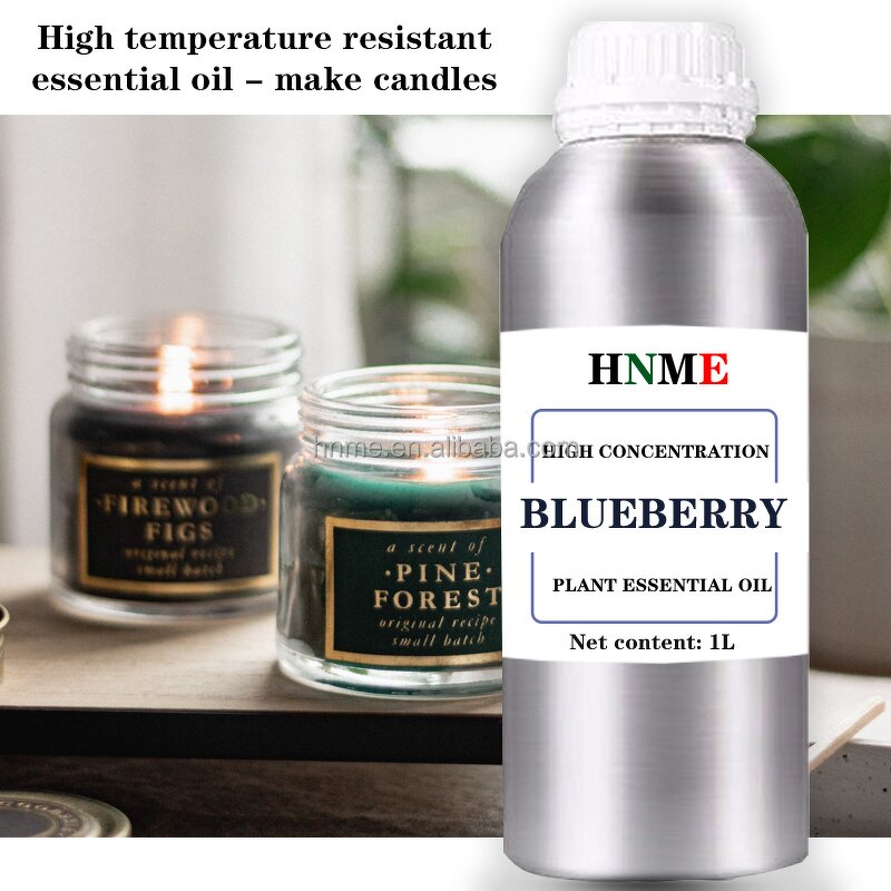 Concentrated Oil - 1L Blueberry Raw Material Aluminum Can for Candle Soap Diffuser Humidifier