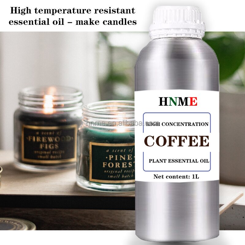 Concentrated Oil - 1L Coffee Raw Material Aluminum Can for Candle Soap Diffuser Humidifier