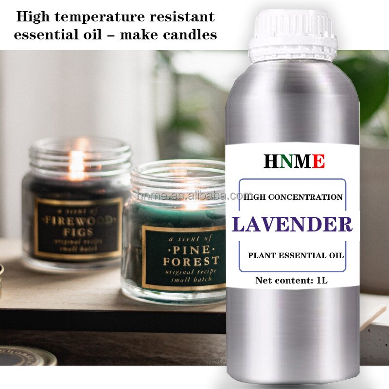 Concentrated Oil - 1L Lavender Raw Material Aluminum Can for Candle Soap Diffuser Humidifier