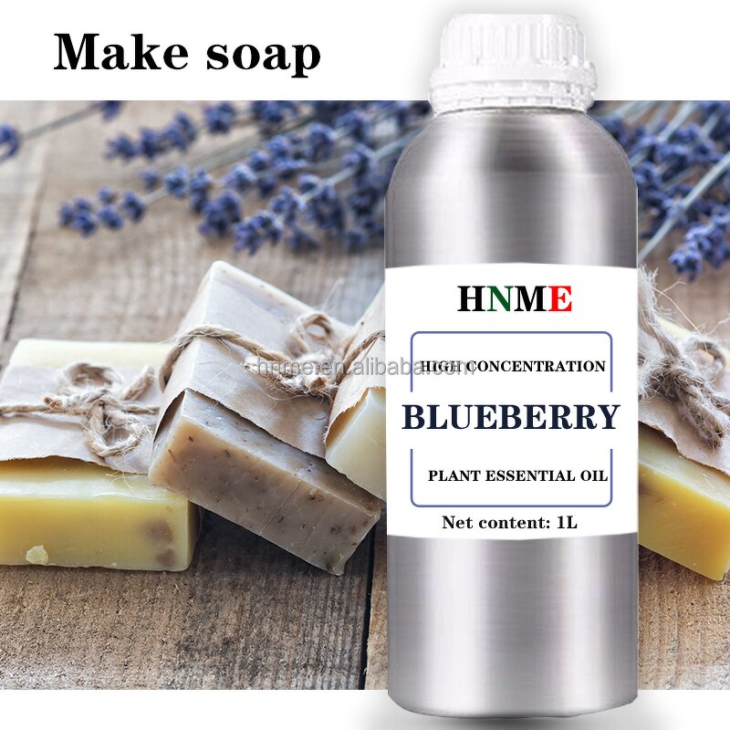 Concentrated Oil - 1L Blueberry Raw Material Aluminum Can for Candle Soap Diffuser Humidifier