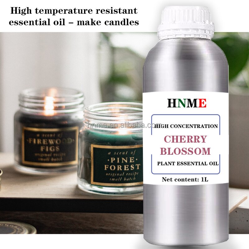 Concentrated Oil - 1L Cherry Blossom Raw Material Aluminum Can for Candle Soap Diffuser Humidifier