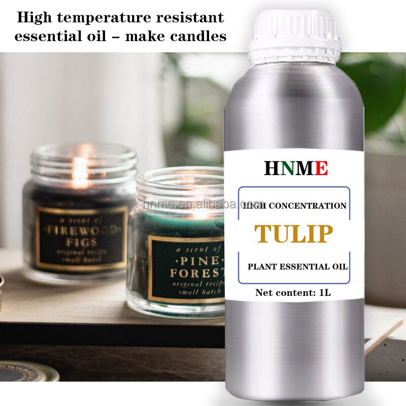 Concentrated Oil - 1L Tulip Raw Material Aluminum Can for Candle Soap Diffuser Humidifier