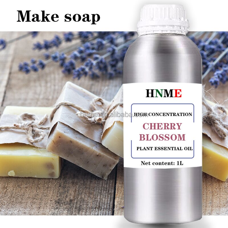 Concentrated Oil - 1L Cherry Blossom Raw Material Aluminum Can for Candle Soap Diffuser Humidifier