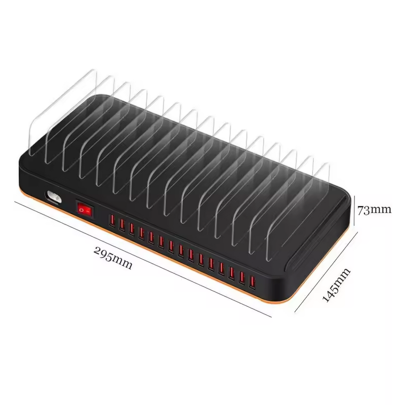 Charger Station - AilesTecca 15 Port 100W High-power USB Multi-port Fast