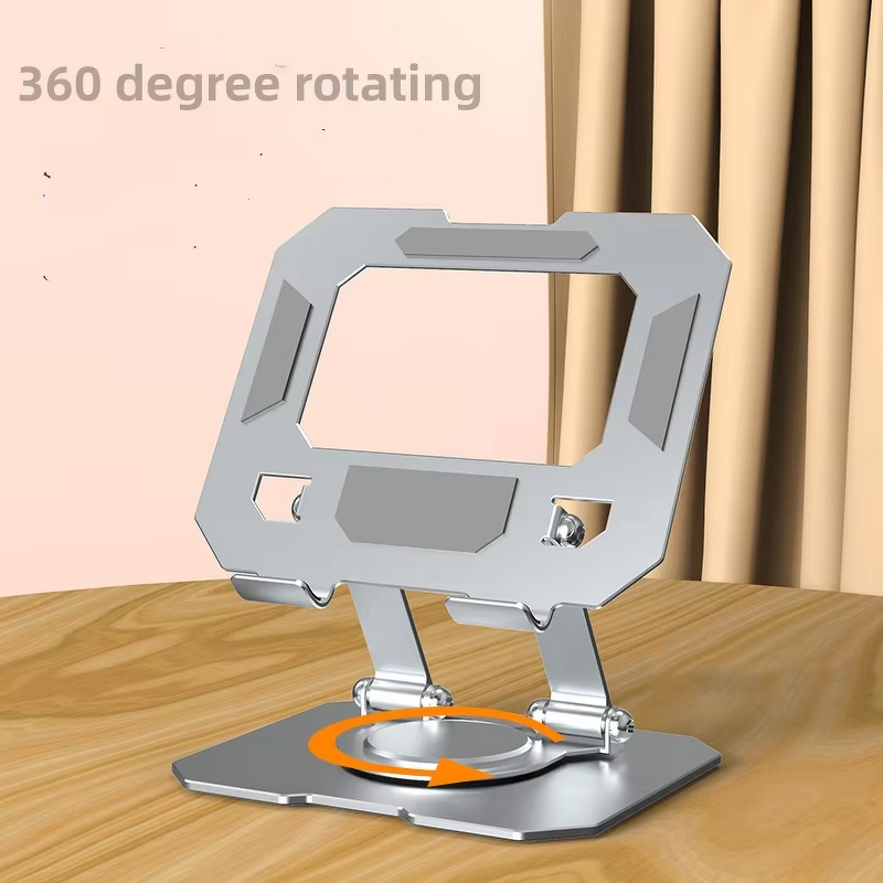 Laptop Stand - AilesTecca Metal Steel Folding Vertical for Laptop Phone Tablet