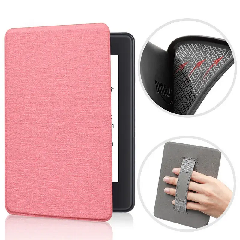 E-Reader Case - AilesTecca 6.8" Magnetic PU Leather Handle for Kindle 11th Gen