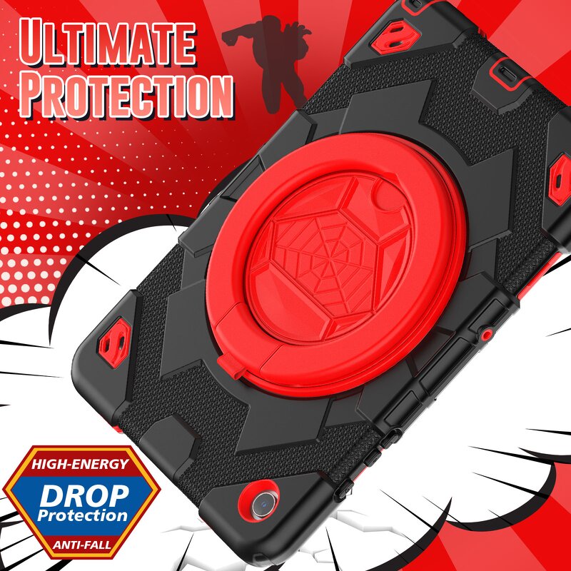 Tablet Case - AilesTecca Spider for iPad 10th Gen 10.9" Rotate Stand Shockproof