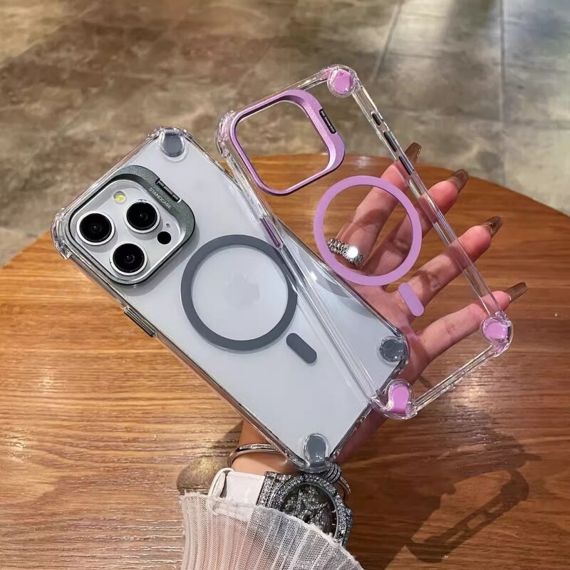 Phone Case Manufacturer - AilesTecca Clear Magnetic PC for iPhone 17 16 15 Pro Max