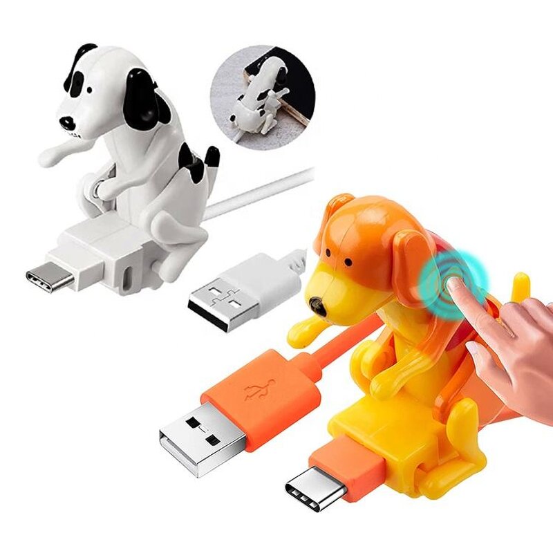 Charging Cable - AilesTecca 1m Type C Micro Funny Humping Dog Design Fast