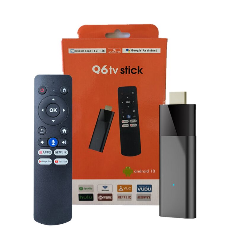 Android TV Box - AilesTecca 2GB 16GB 4K Android 10 Voice Remote Fire Tv Stick