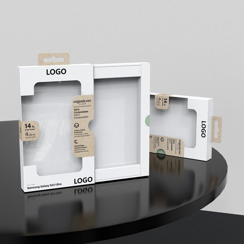 Packaging Box - AilesTecca Hanging Cardboard Degradation for Samsung S24 iPhone