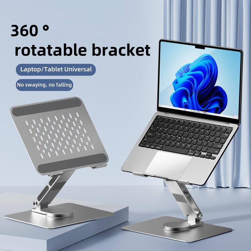 Laptop Stand - AilesTecca Metal Ergonomic Adjustable Foldable Invisible for Macbook