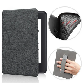E-Reader Case - AilesTecca 6.8" Magnetic PU Leather Handle for Kindle 11th Gen