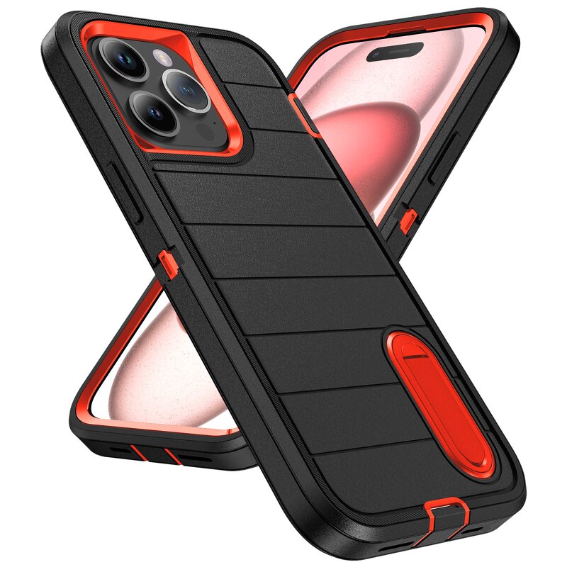Phone Case Manufacturer - AilesTecca Defender Kickstand for iPhone 17 16 E Pro Max Heavy Duty