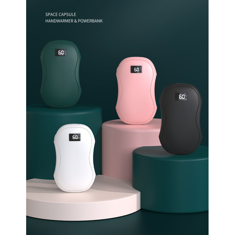 Power Bank - AilesTecca Rechargeable Hand Warmer Double-sided Heated Magnetic